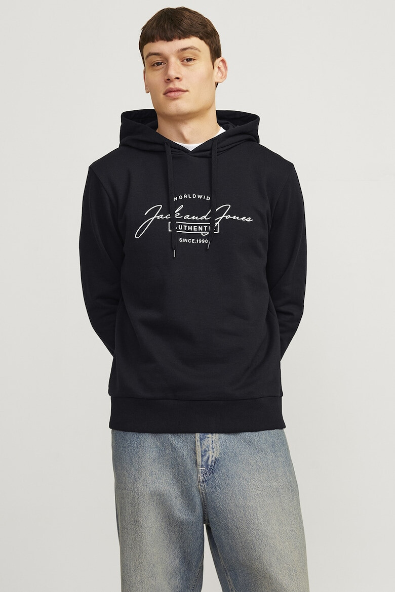 Jack & Jones Худи с памук с лого - Pepit.bg