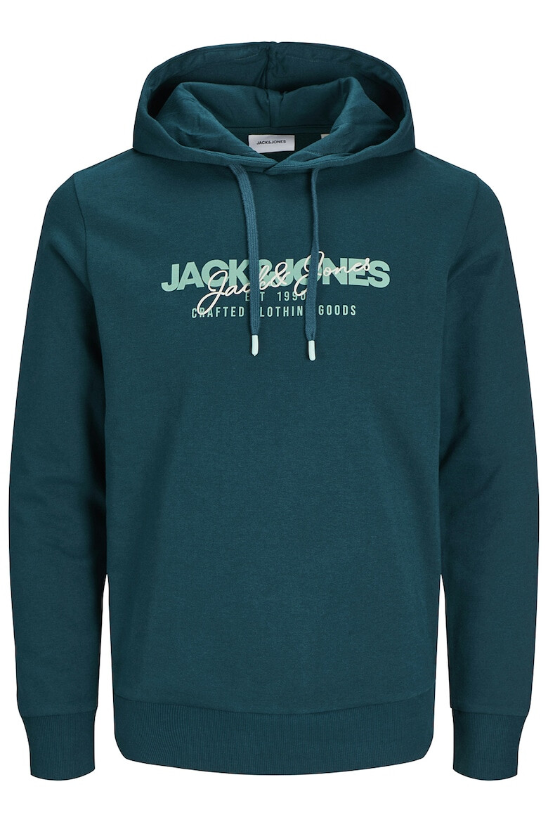 Jack & Jones Худи с памук с лого - Pepit.bg