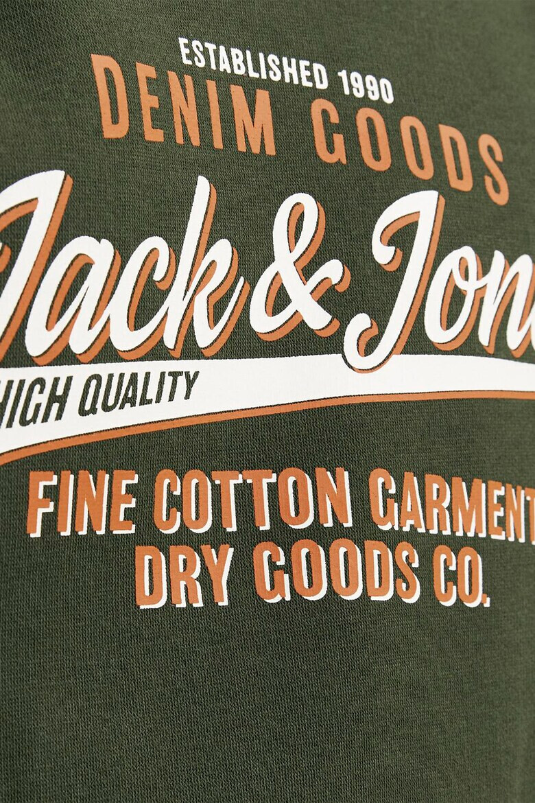 Jack  Jones Худи с памук с лого - Pepit.bg