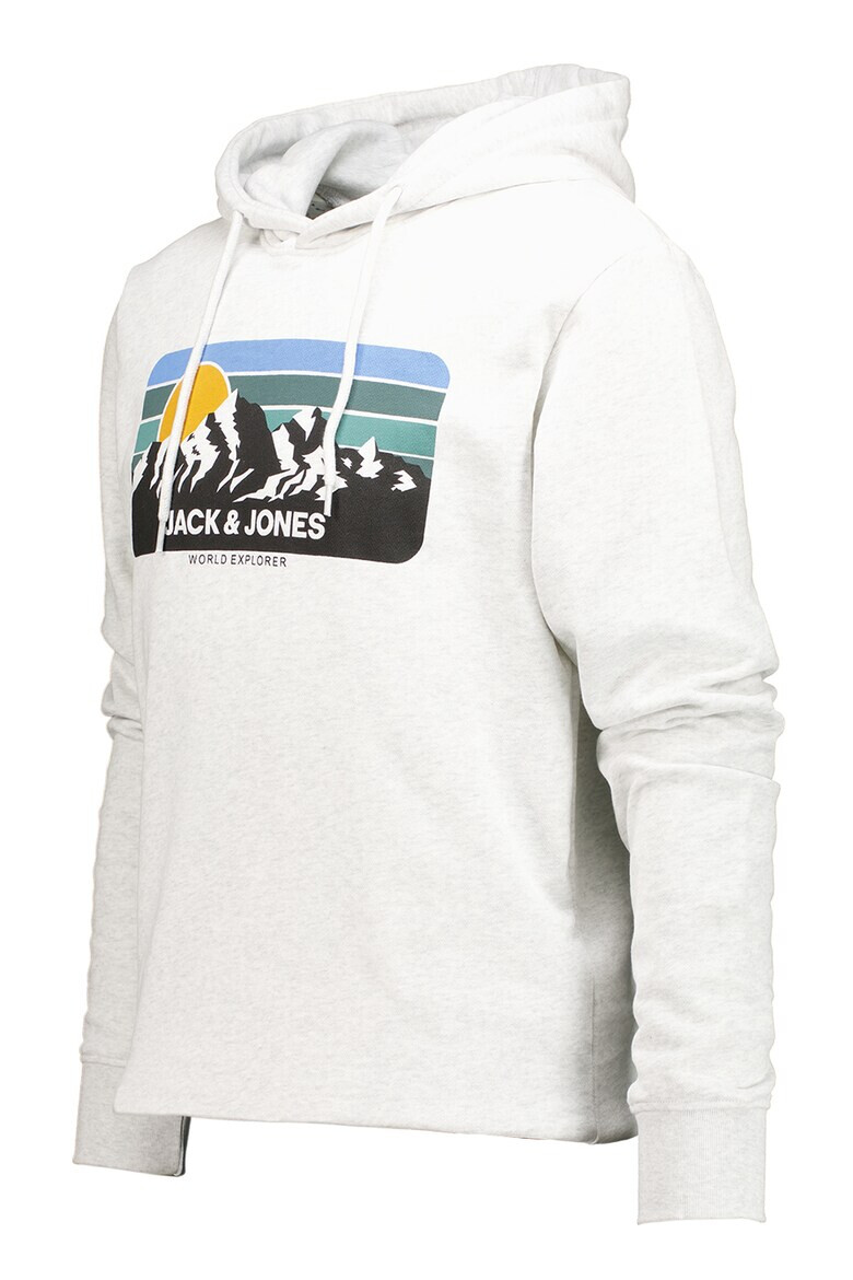 Jack  Jones Худи с памук с принт - Pepit.bg