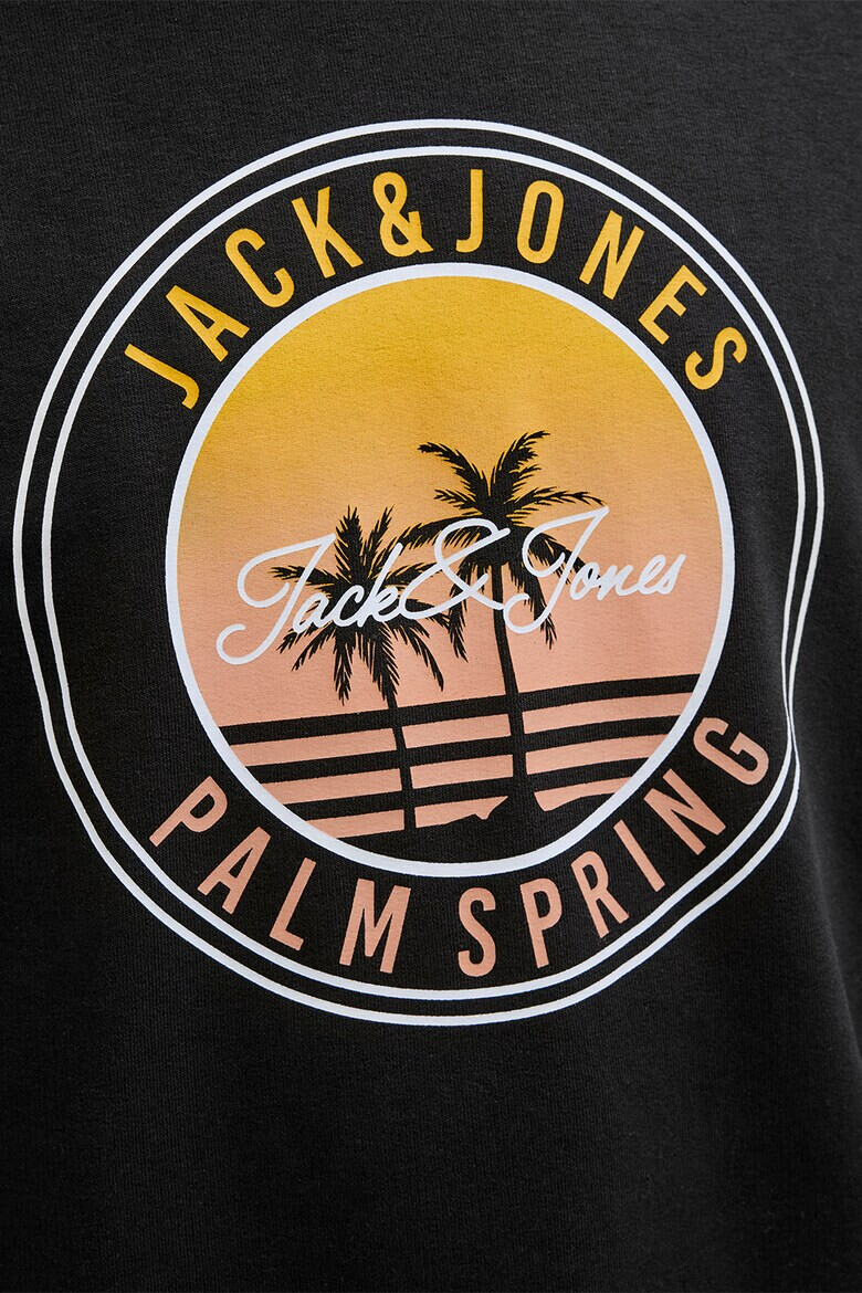 Jack  Jones Худи с памук с принт - Pepit.bg