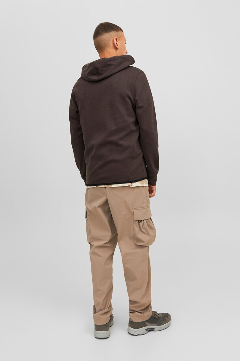 Jack & Jones Худи с памук с цип - Pepit.bg