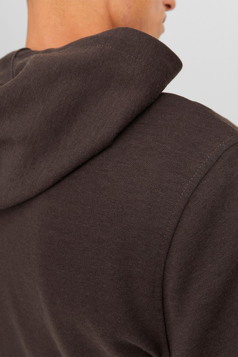 Jack & Jones Худи с памук с цип - Pepit.bg
