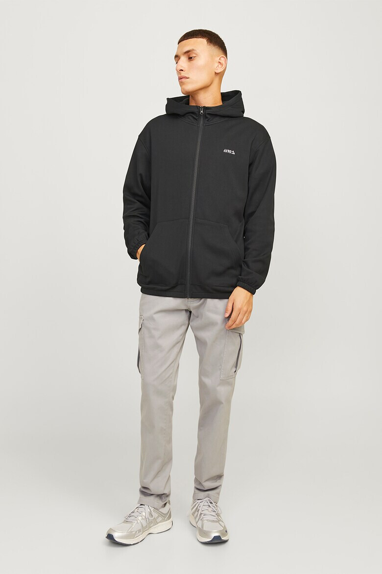 Jack  Jones Худи Basic с цип и джобове - Pepit.bg