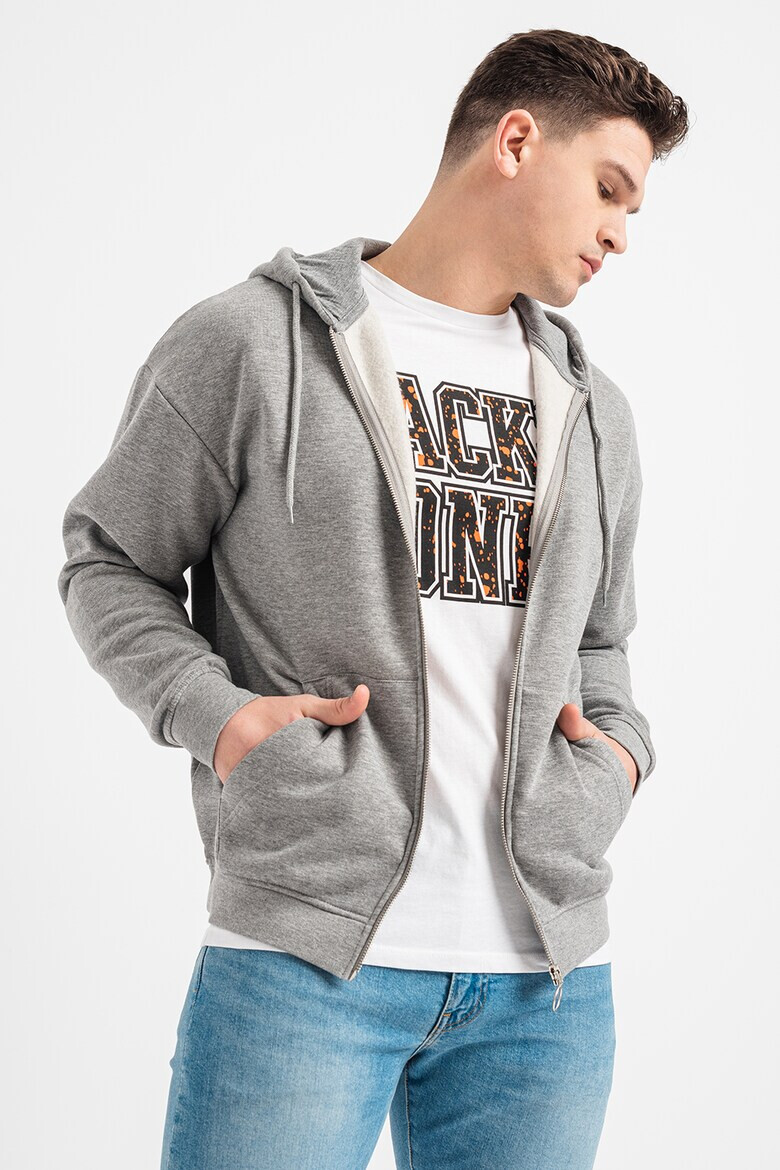 Jack & Jones Худи с цип и качулка - Pepit.bg