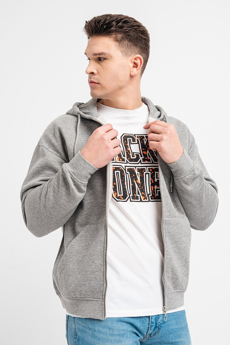 Jack & Jones Худи с цип и качулка - Pepit.bg