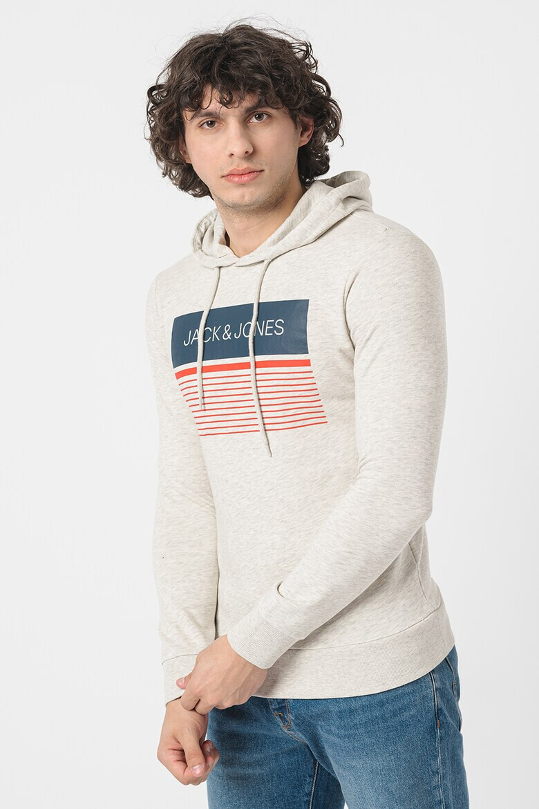 Jack & Jones Худи Travis с лого - Pepit.bg