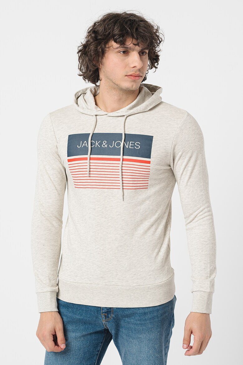 Jack & Jones Худи Travis с лого - Pepit.bg
