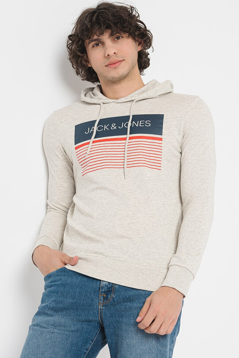 Jack & Jones Худи Travis с лого - Pepit.bg