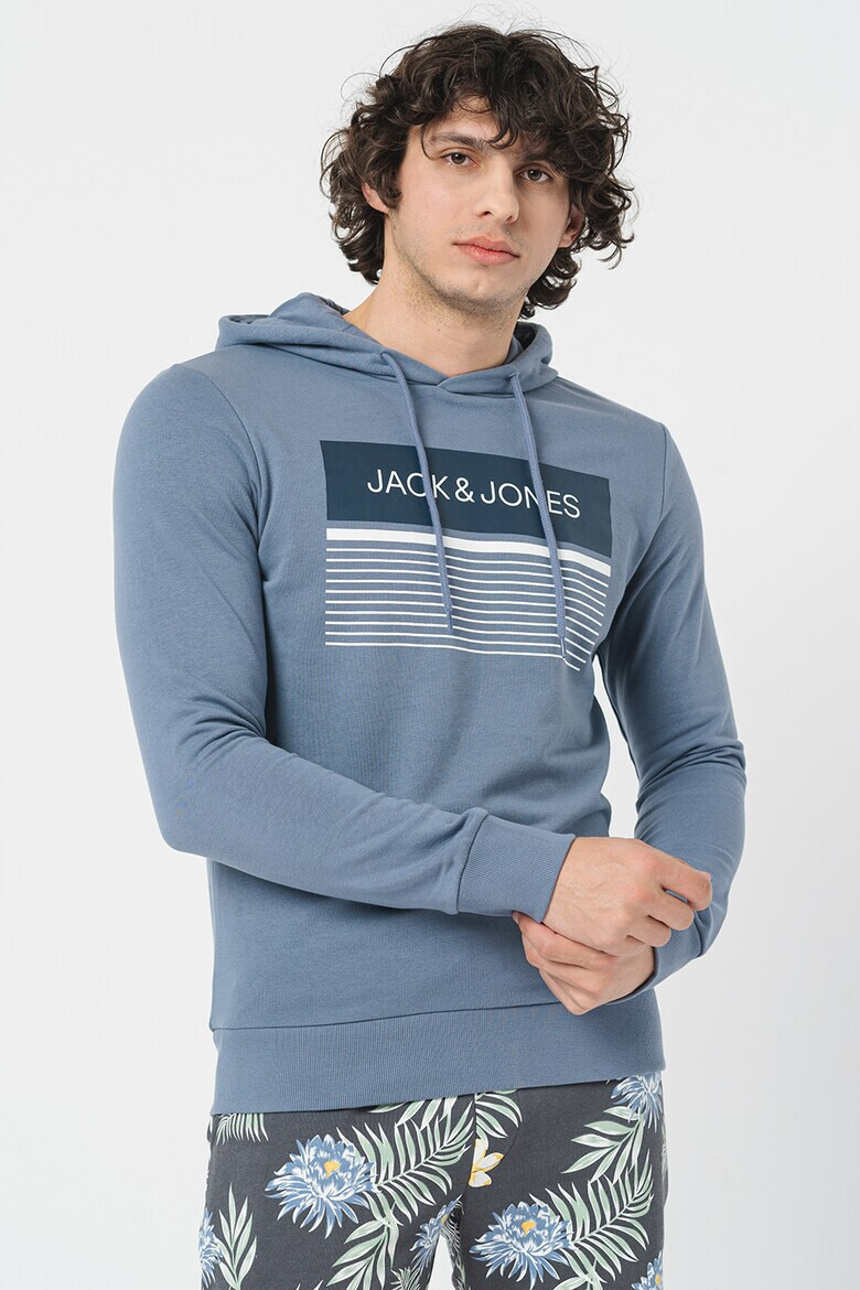 Jack & Jones Худи Travis с лого - Pepit.bg