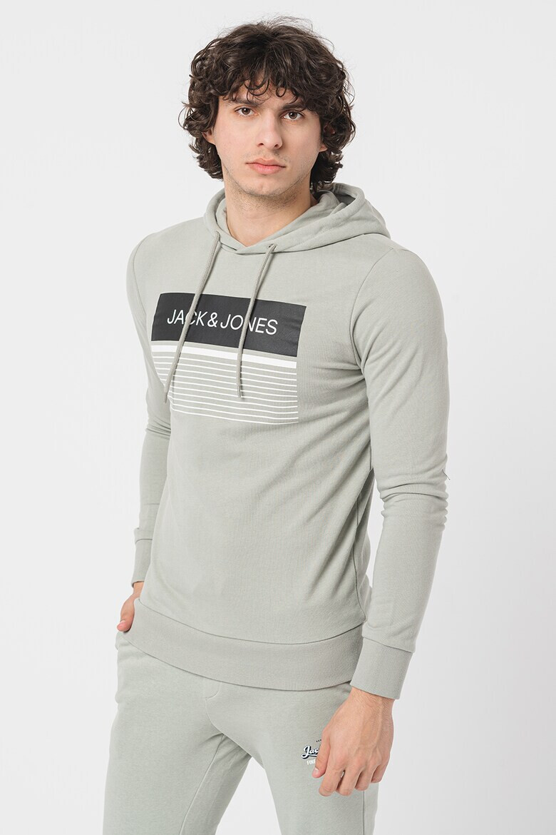 Jack & Jones Худи Travis с лого - Pepit.bg