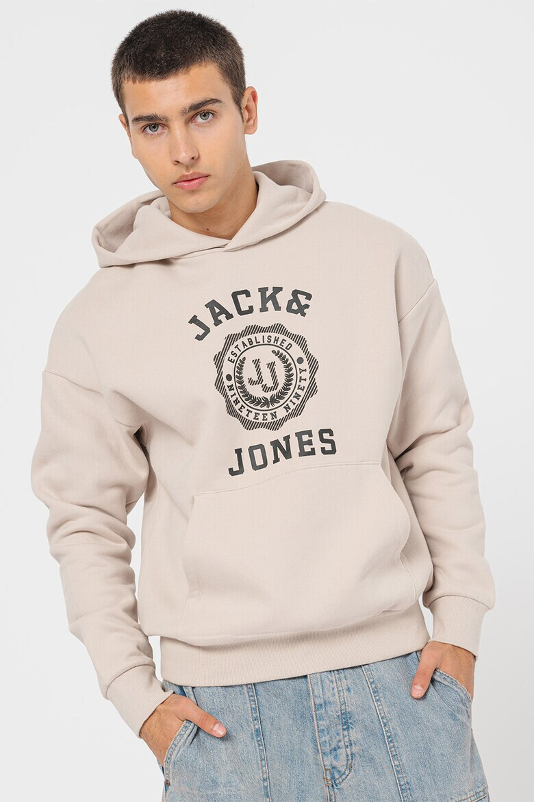 Jack  Jones Худи Victo с джоб кенгуру - Pepit.bg