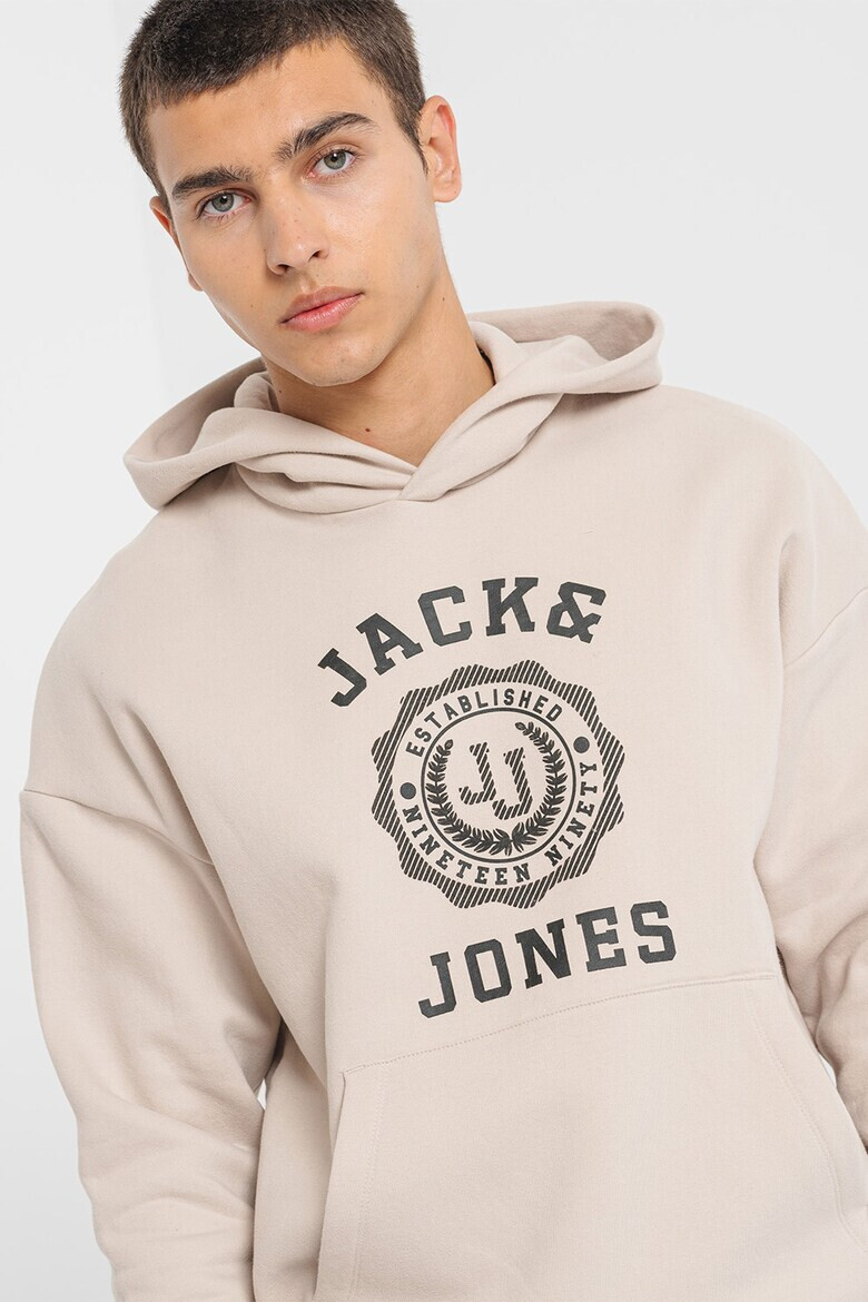 Jack  Jones Худи Victo с джоб кенгуру - Pepit.bg