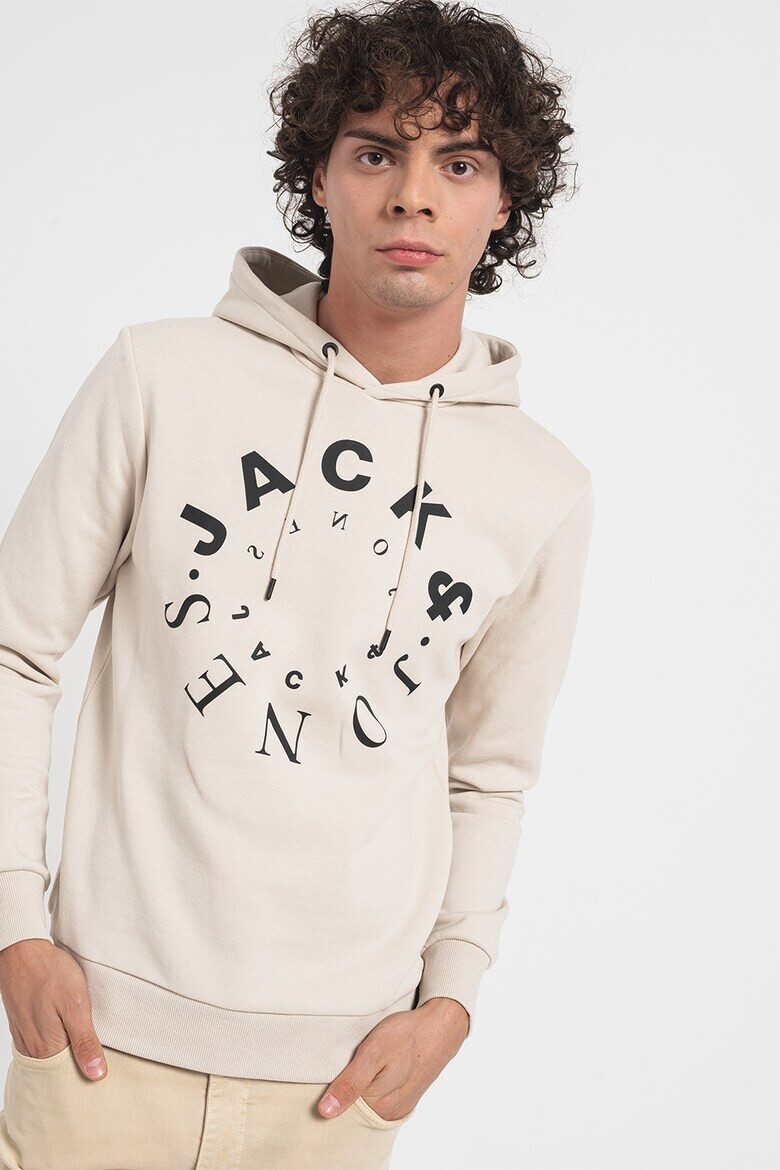 Jack  Jones Худи Warrior с лога - Pepit.bg