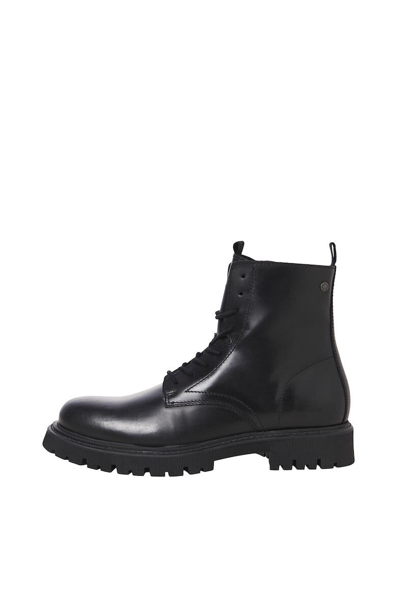 Jack  Jones Кожени боти - Pepit.bg