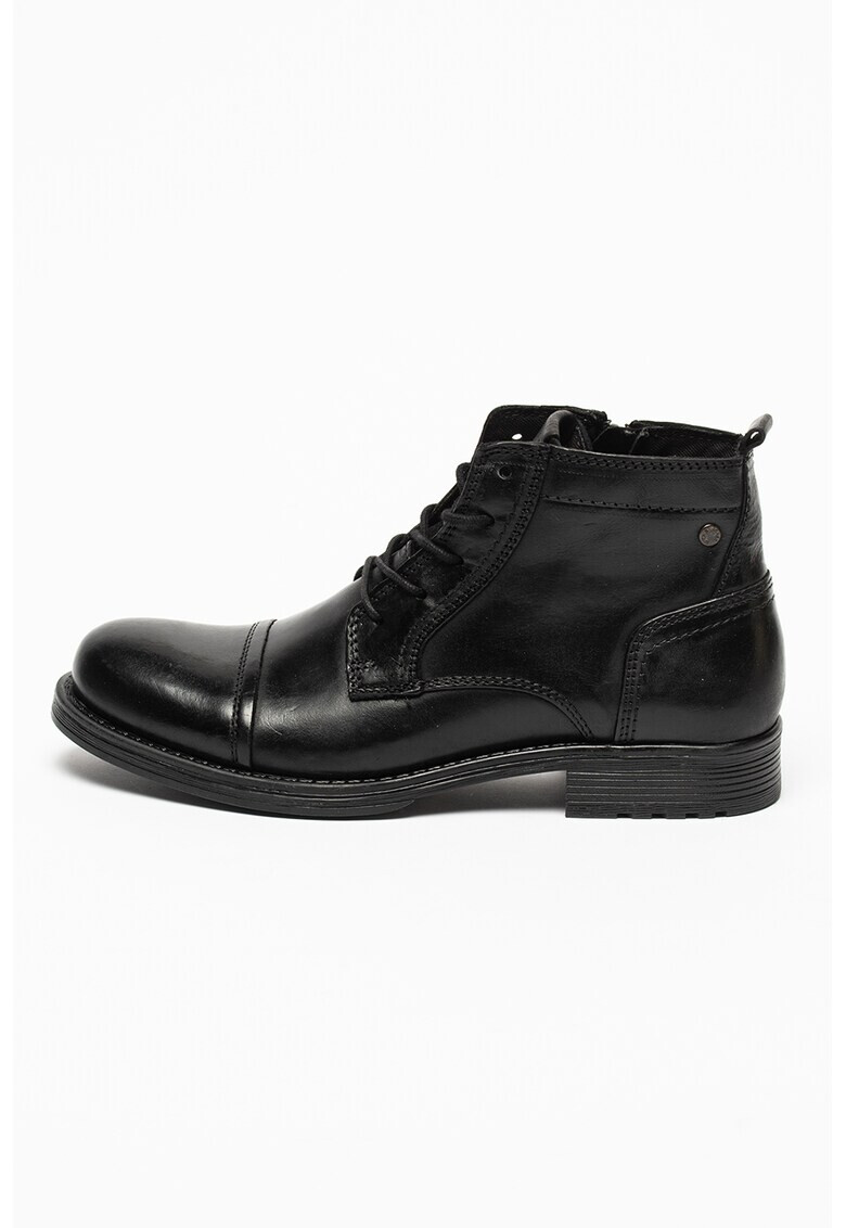 Jack & Jones Кожени боти Russel - Pepit.bg