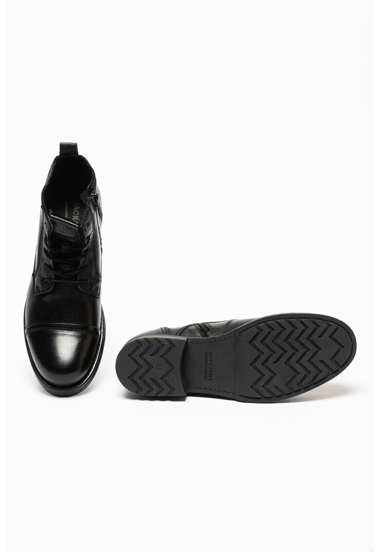 Jack & Jones Кожени боти Russel - Pepit.bg