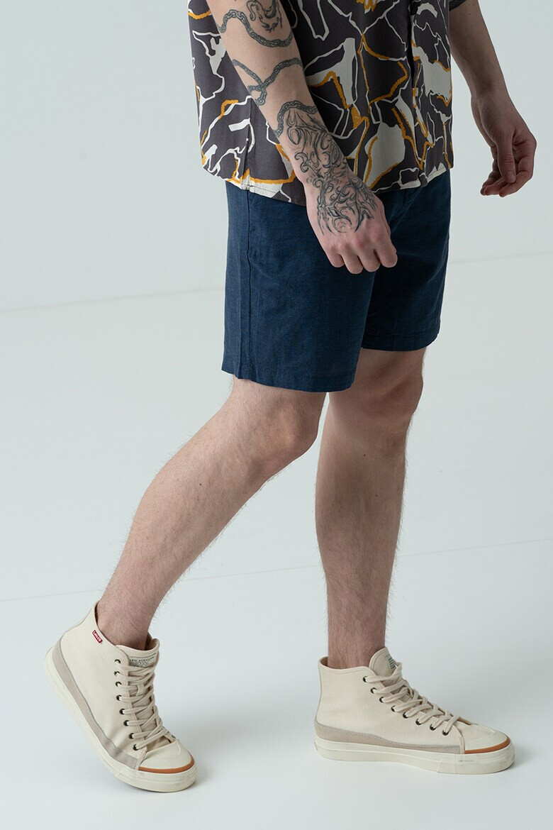 Jack  Jones Къс панталон чино с лен - Pepit.bg