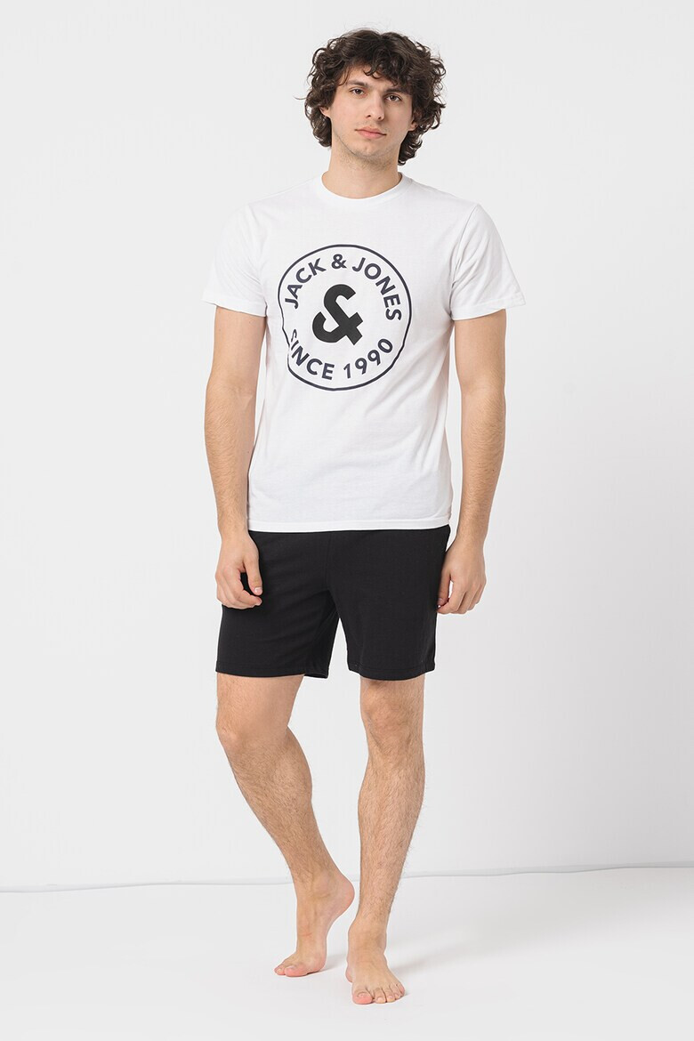 Jack & Jones Къса пижама Aron с лого - Pepit.bg