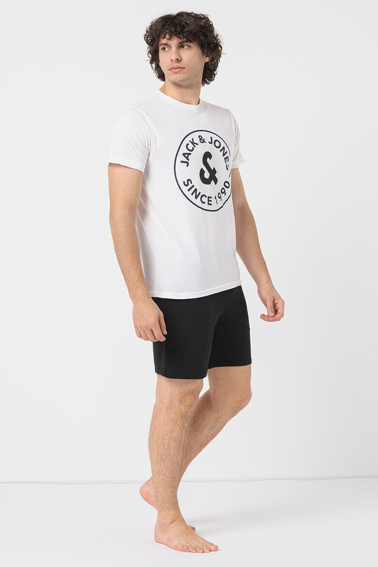 Jack & Jones Къса пижама Aron с лого - Pepit.bg