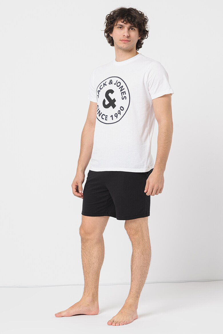 Jack & Jones Къса пижама Aron с лого - Pepit.bg