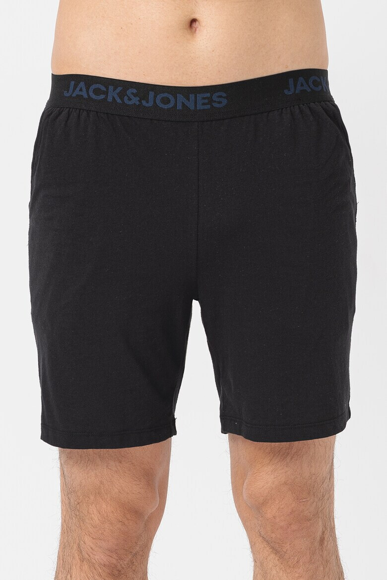 Jack & Jones Къса пижама Aron с лого - Pepit.bg