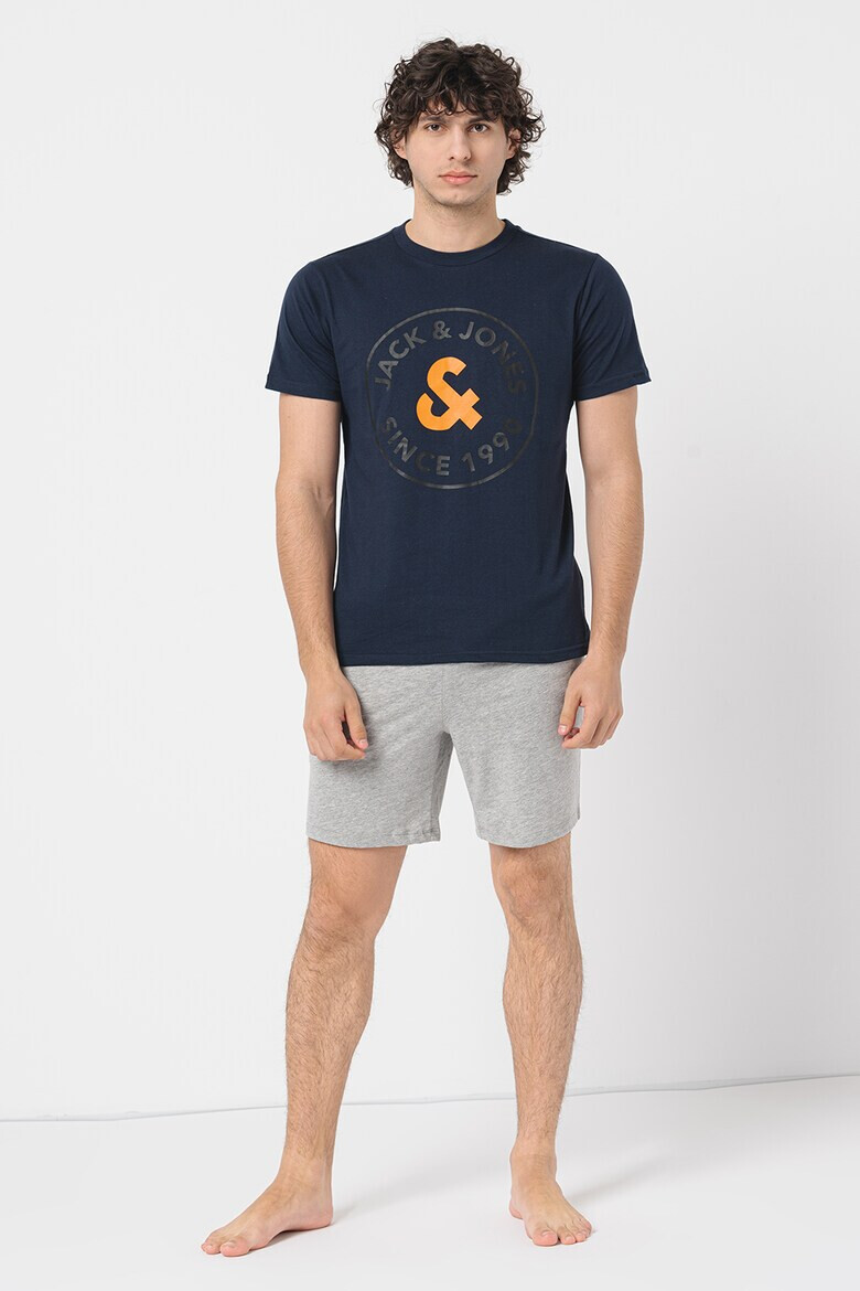 Jack & Jones Къса пижама Aron с лого - Pepit.bg