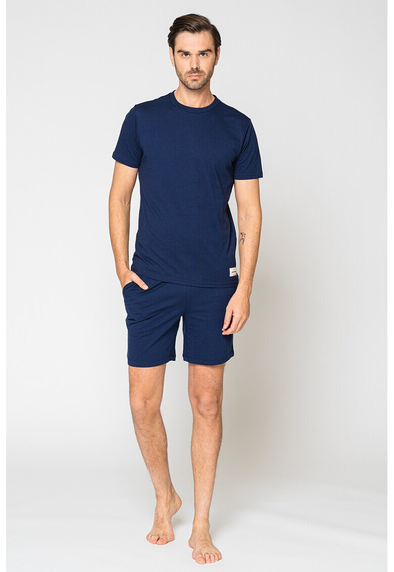 Jack & Jones Къса пижама с овално деколте - Pepit.bg