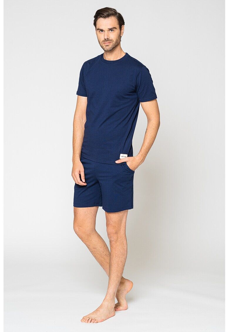 Jack & Jones Къса пижама с овално деколте - Pepit.bg