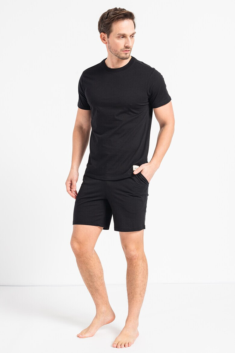 Jack & Jones Къса пижама с овално деколте - Pepit.bg