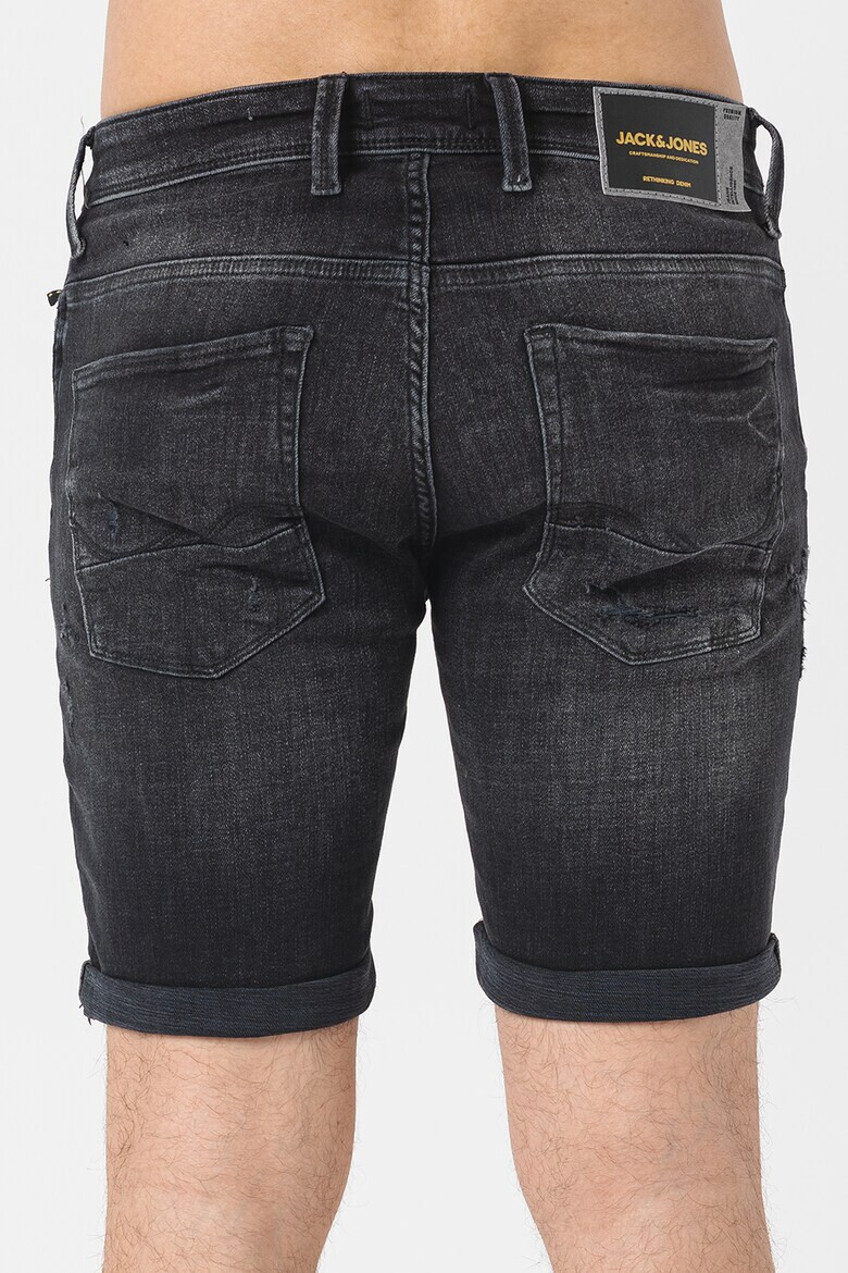 Jack & Jones Къси дънки Rick с протрити зони - Pepit.bg