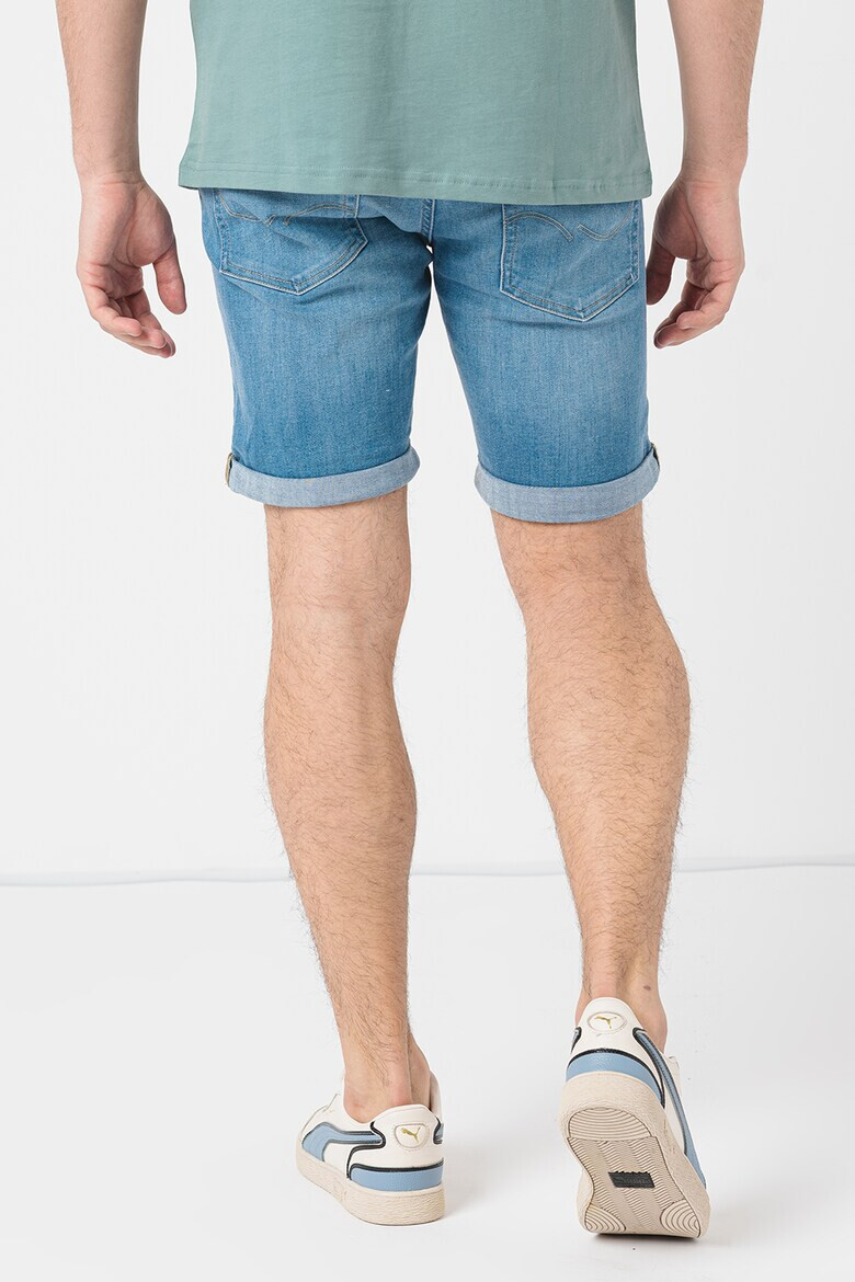 Jack & Jones Къси дънки Rick с протрити зони - Pepit.bg