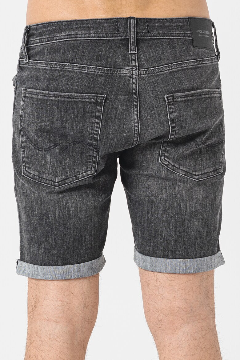 Jack & Jones Къси дънки Rick с протрити зони - Pepit.bg