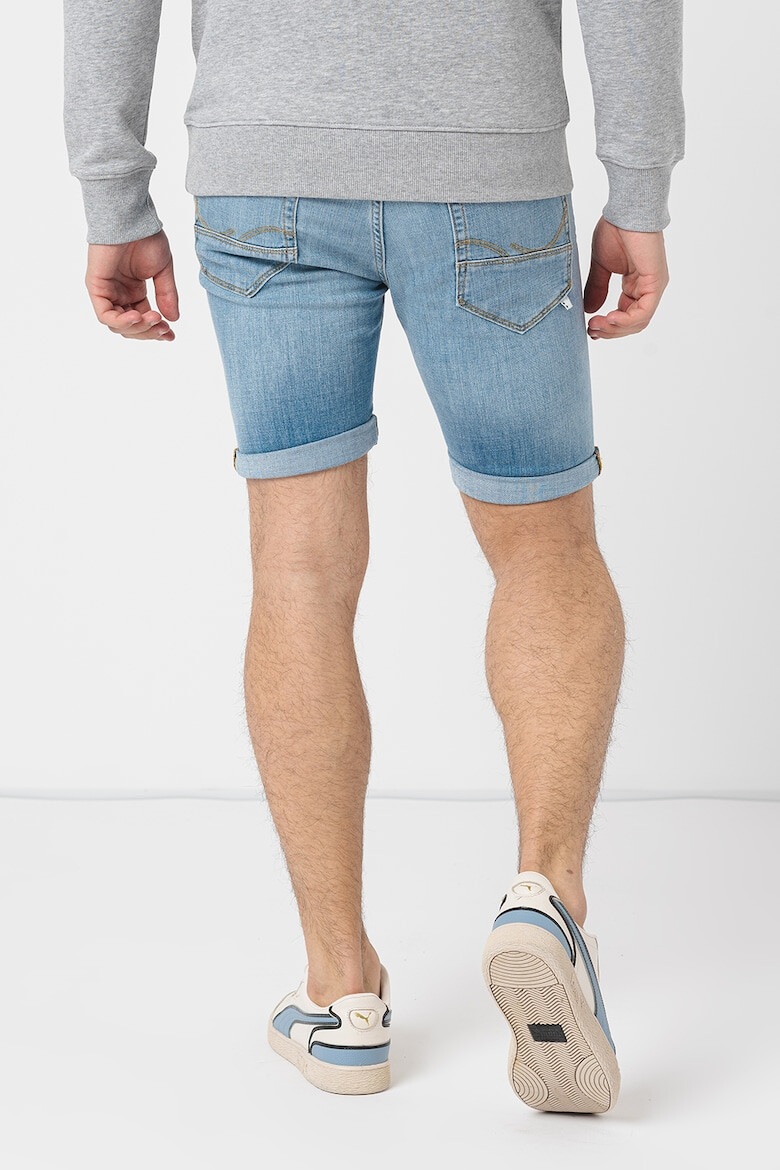 Jack & Jones Къси дънки Rick с протрити зони - Pepit.bg
