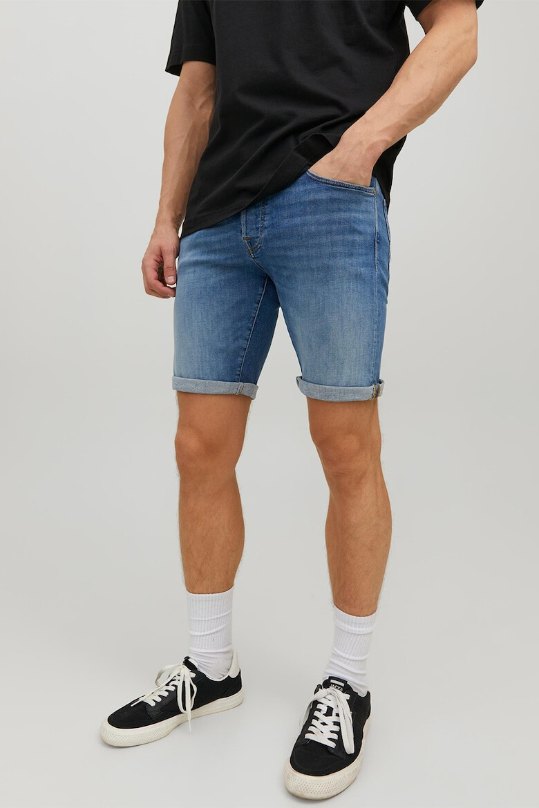 Jack & Jones Къси дънки с памук - Pepit.bg