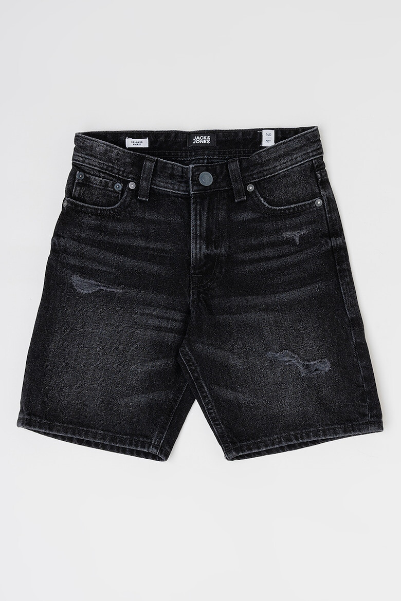 Jack  Jones Къси дънки с протрити зони - Pepit.bg
