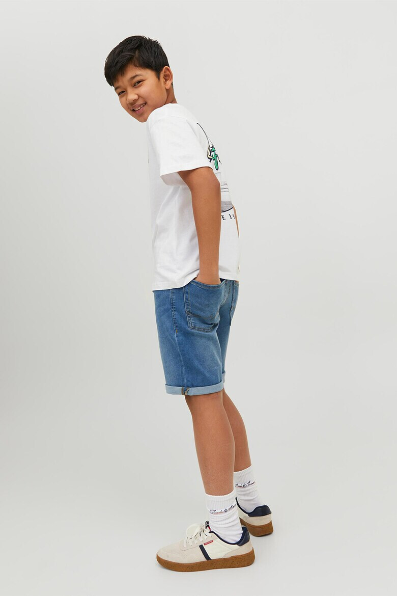 Jack & Jones Къси дънки със захабен ефект - Pepit.bg