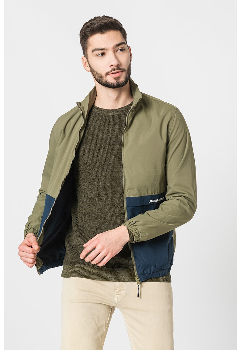 Jack & Jones Олекотено яке Barton с цип - Pepit.bg