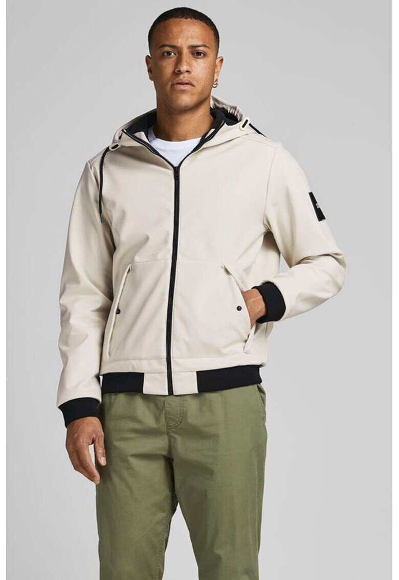 Jack & Jones Олекотено яке с цип - Pepit.bg
