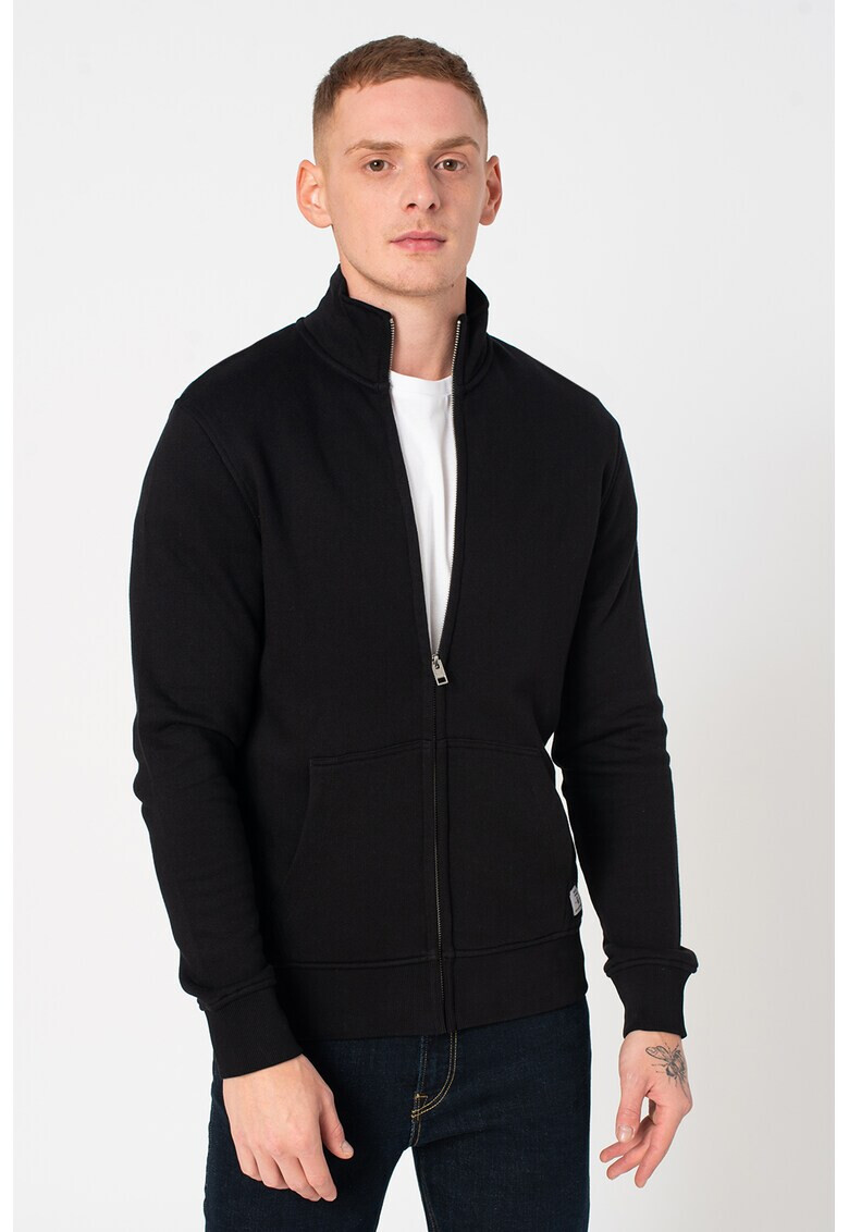 Jack&Jones Памучен суитшърт с цип - Pepit.bg