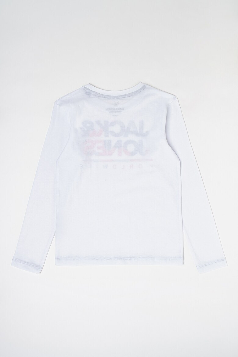 Jack & Jones Памучна блуза с лого - Pepit.bg