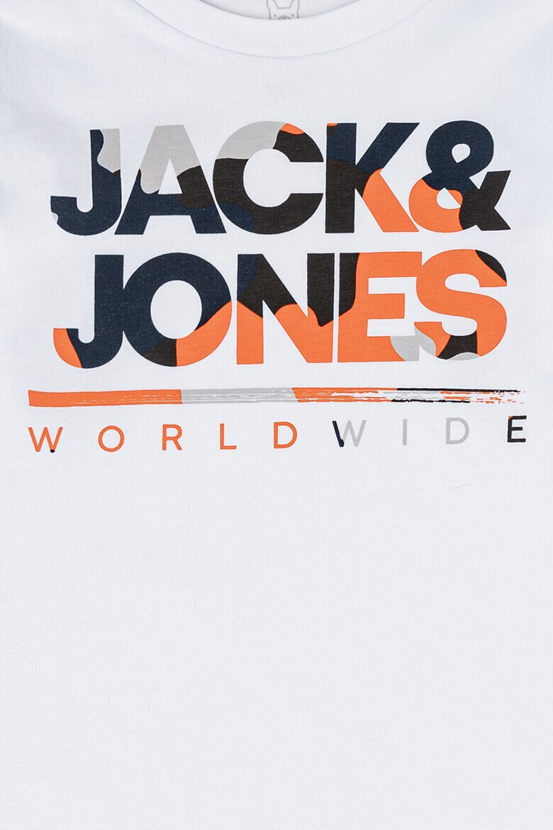 Jack & Jones Памучна блуза с лого - Pepit.bg
