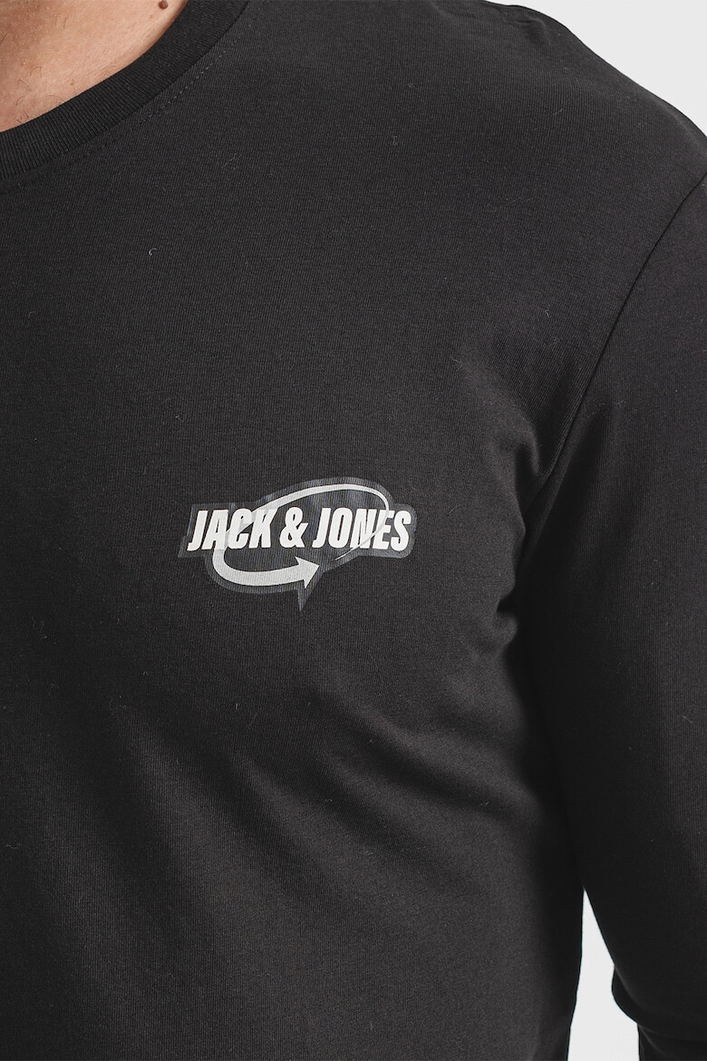 Jack  Jones Памучна блуза с лого - 2 броя - Pepit.bg