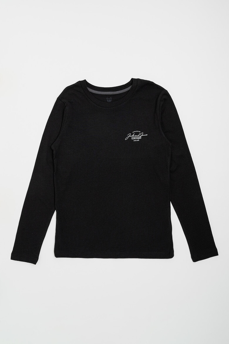 Jack & Jones Памучна блуза с лого - Pepit.bg