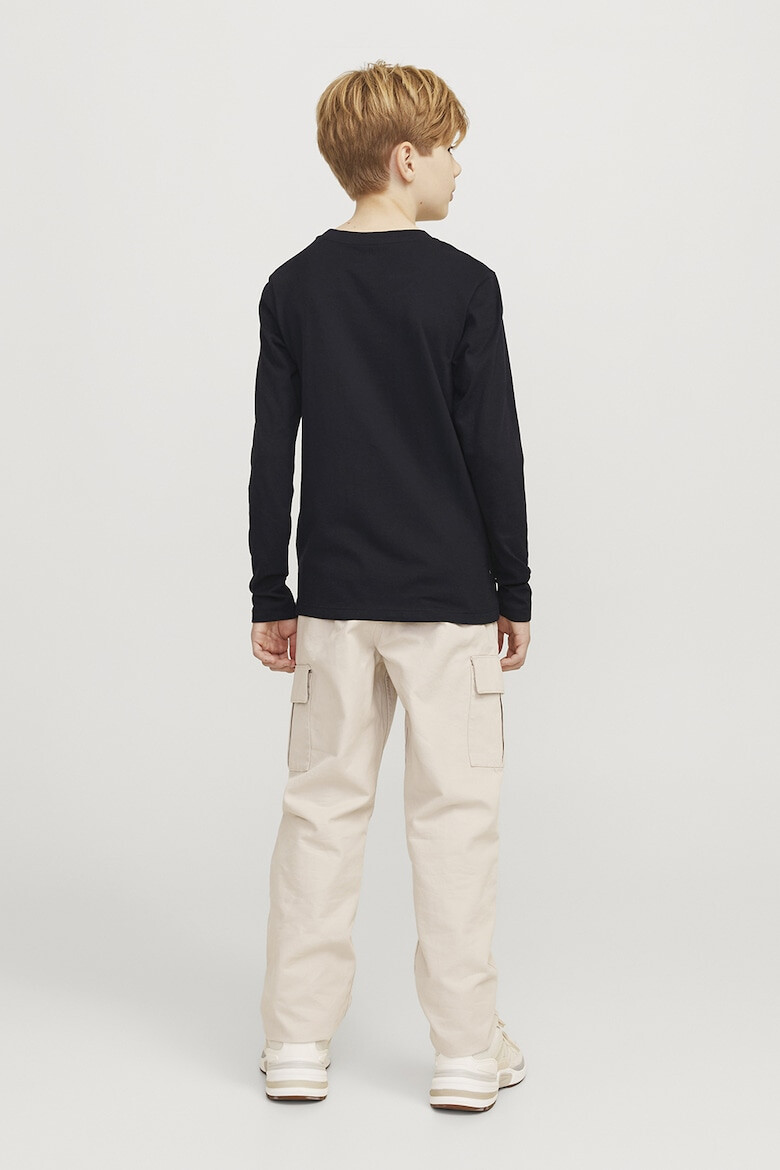 Jack & Jones Памучна блуза с лого - Pepit.bg