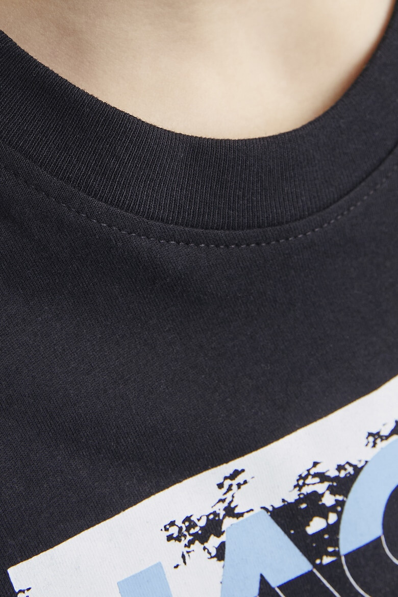 Jack & Jones Памучна блуза с лого - Pepit.bg