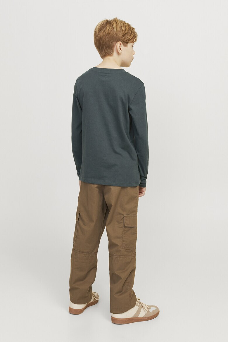 Jack & Jones Памучна блуза с лого - Pepit.bg