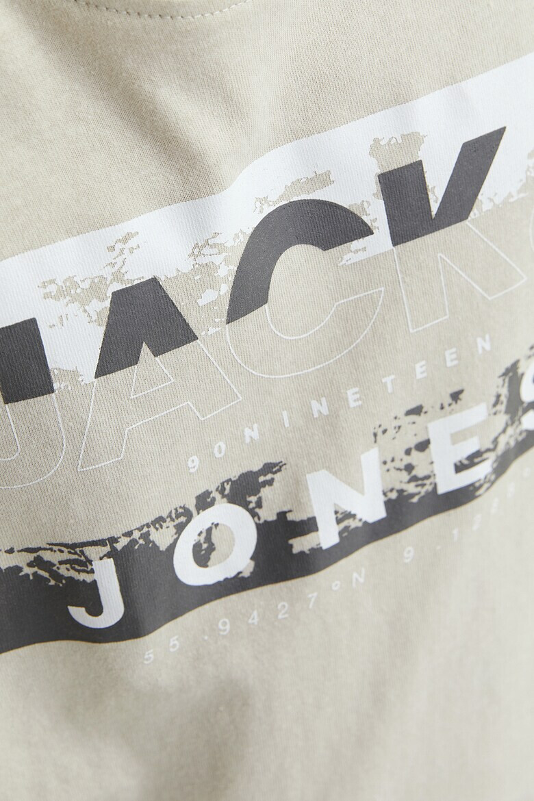 Jack & Jones Памучна блуза с лого - Pepit.bg
