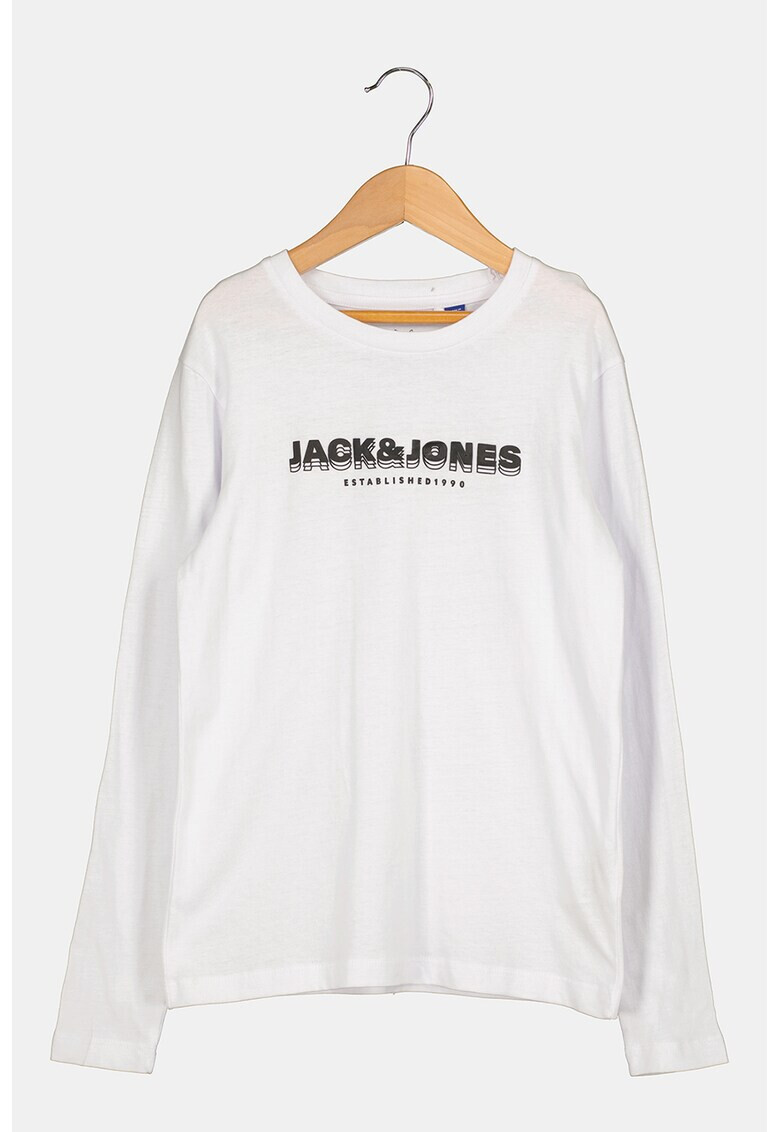 Jack & Jones Памучна блуза с лого - Pepit.bg