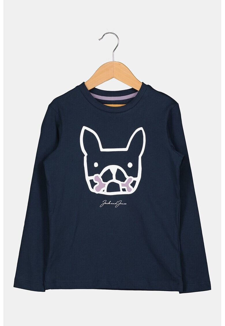 Jack & Jones Памучна блуза с принт - Pepit.bg